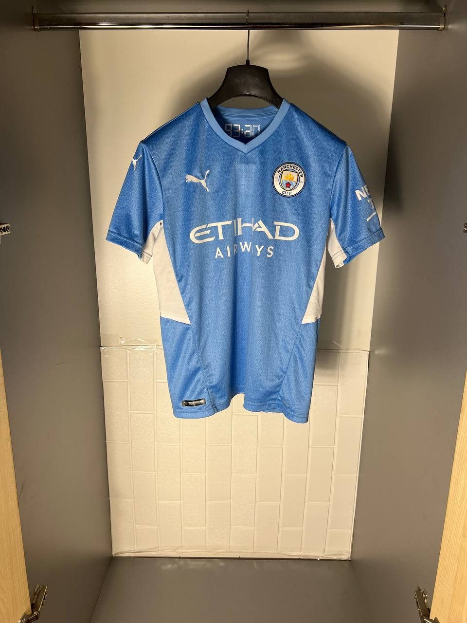 Puma VINTAGE PUMA FC MANCHESTER CITY ENGLAND SOCCER JERSRY Y2K Size US S / EU 44-46 / 1 - 2 Thumbnail