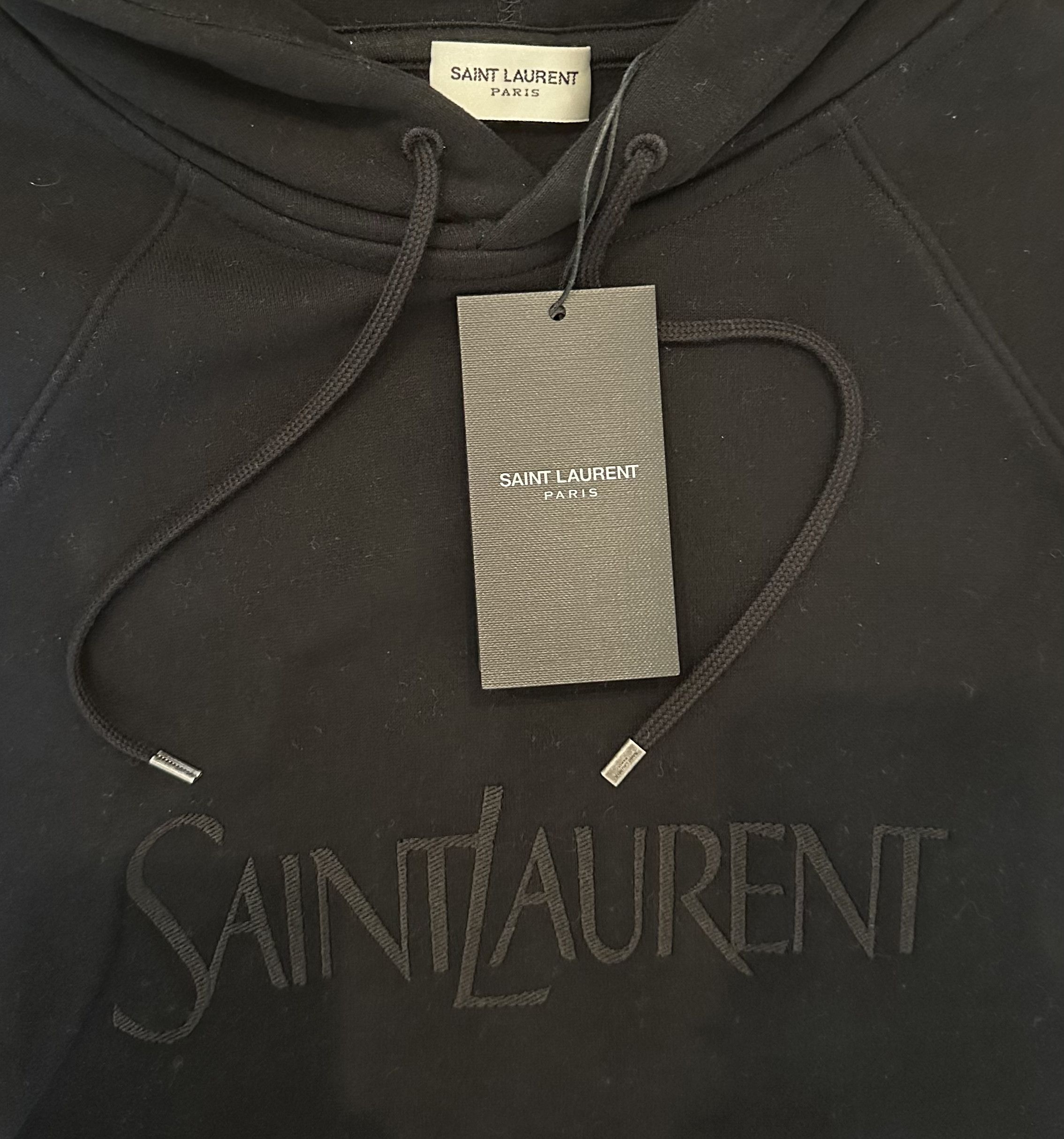 Saint Laurent Paris Saint Laurent Fleece Hoodie Size M / US 6-8 / IT 42-44 - 2 Thumbnail