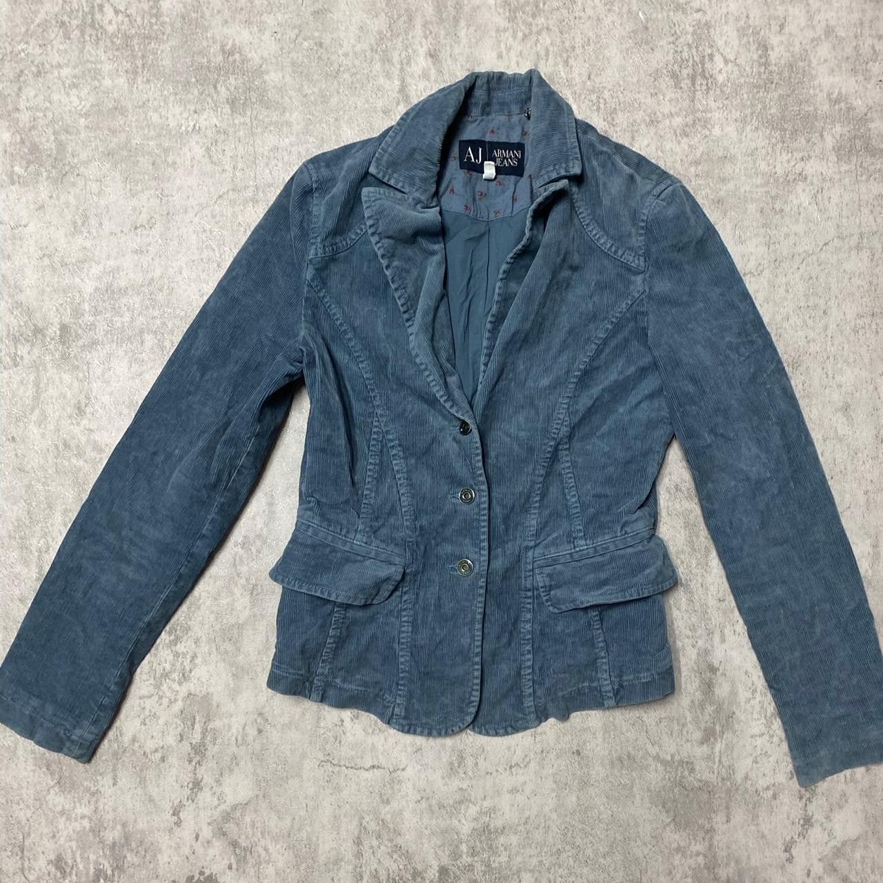 Armani Blue Armani corduroy blazer Size ONE SIZE - 1 Thumbnail