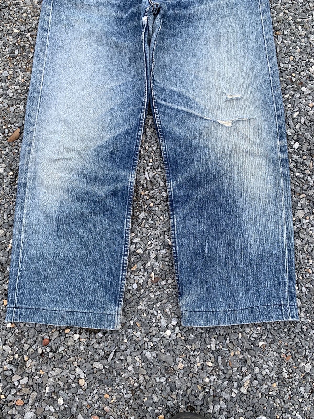 Kapital VINTAGE LEVI'S 503 SELVEDGE FADED LOOSE DSITRESSED DENIM Size US 36 / EU 52 - 7 Thumbnail