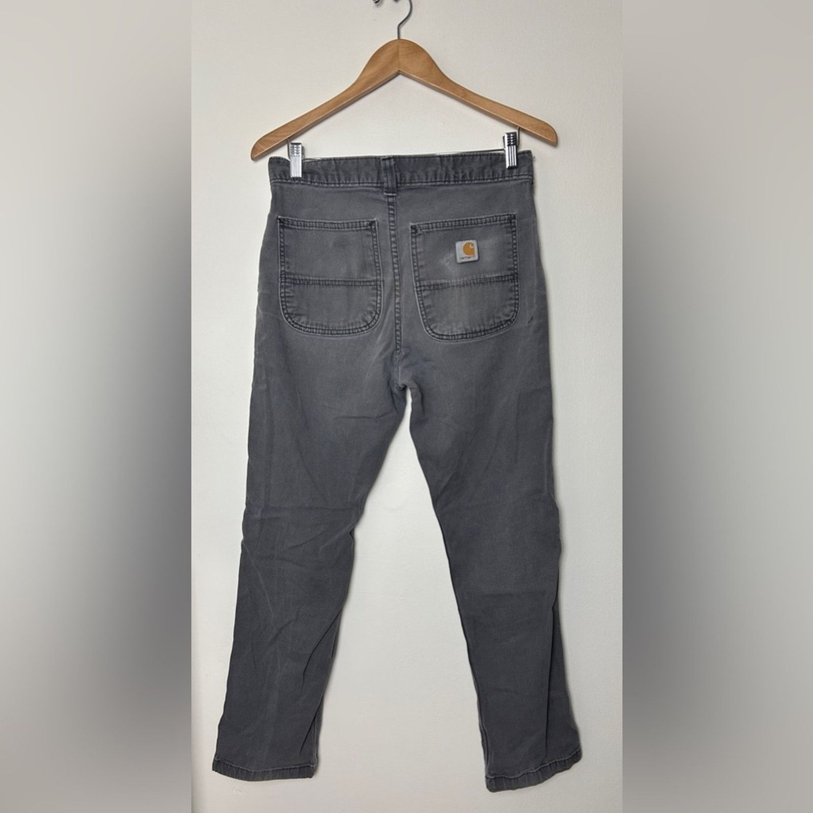 Carhartt Carhartt Relaxed Straight Fit Grey Pants Size US 31 - 2 Thumbnail