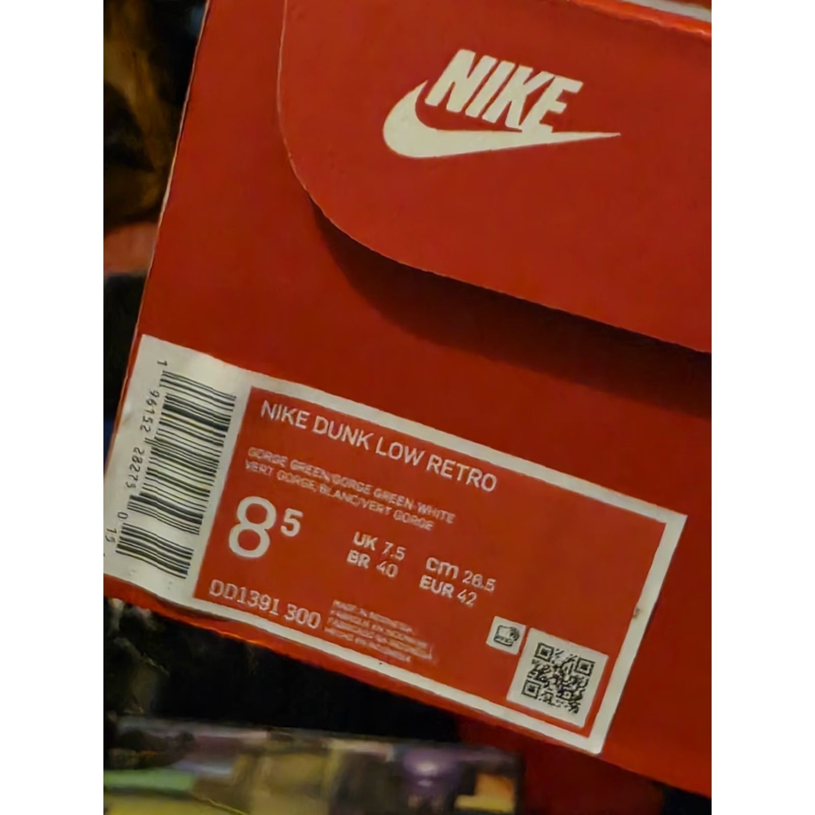 Nike **Nike Dunk Low Green 2022 Authentic Size 8.5 Miami Hurricanes** User: Nike Dunk Low Green 2022 Authentic Size 8.5 Miami Hurricanes Size US 9 / EU 42 - 4 Thumbnail