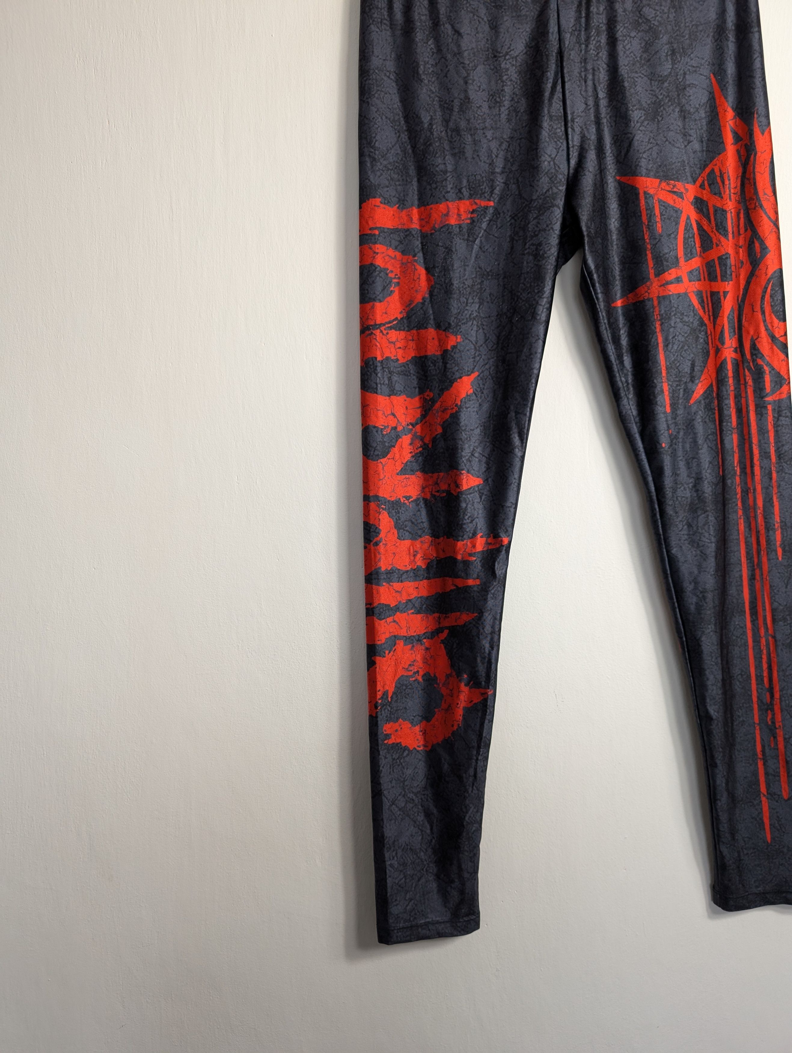 Band Tees × Slipknot Slipknot Leggings Heavy Metal Band Emp Signature Size 30" / US 8 / IT 44 - 2 Thumbnail