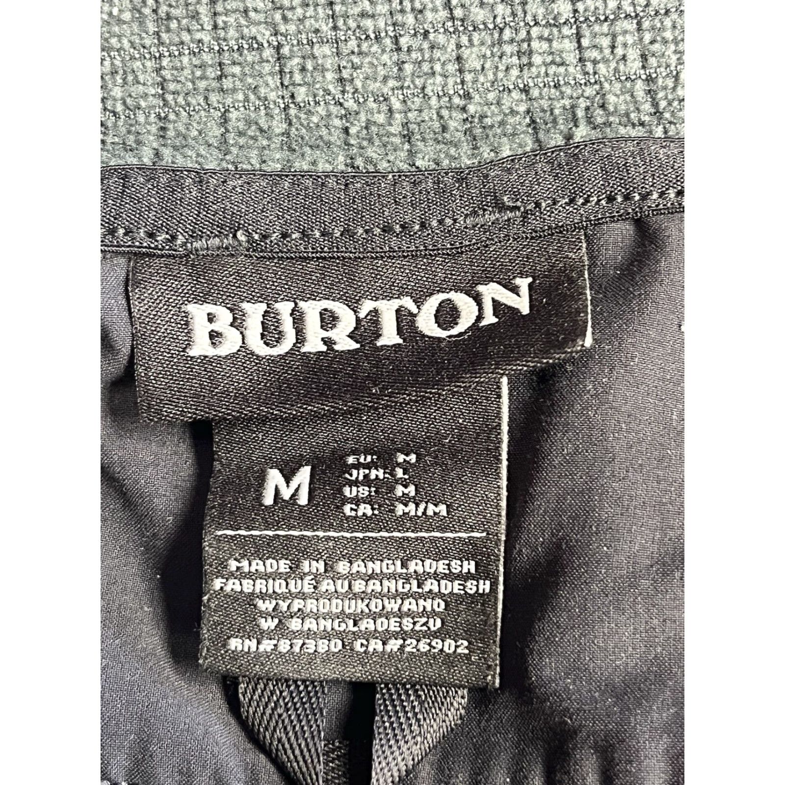 Burton Burton Pullover Hoodie Mens Size M Black Cotton Polyester Knit Fleece Hooded Pockets Lightweight Outdoor Ski Sports See Pics Size US M / EU 48-50 / 2 - 6 Thumbnail