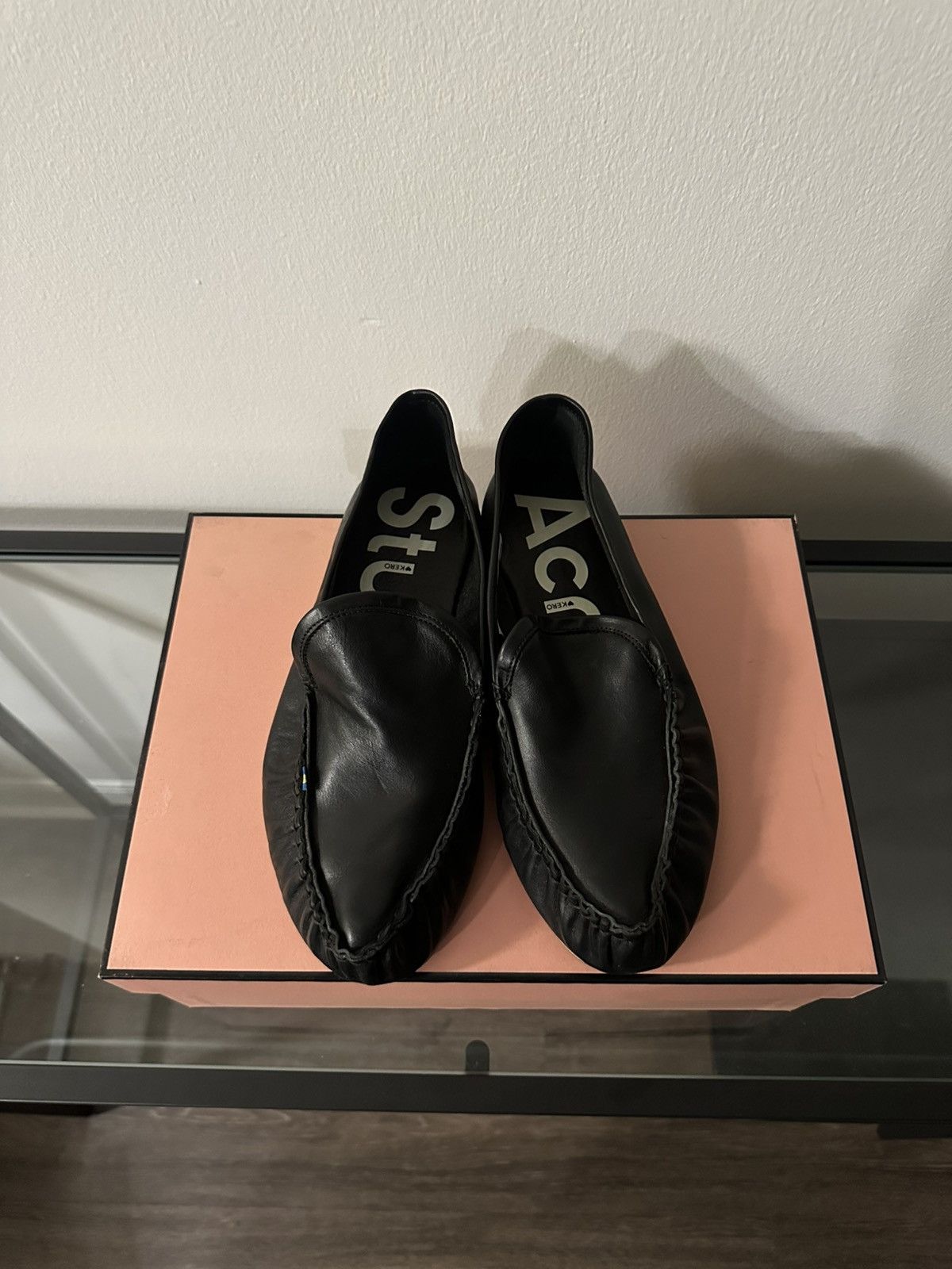 Acne Studios Leather Slip On Loafers Size US 8.5 / EU 41-42 - 1 Thumbnail