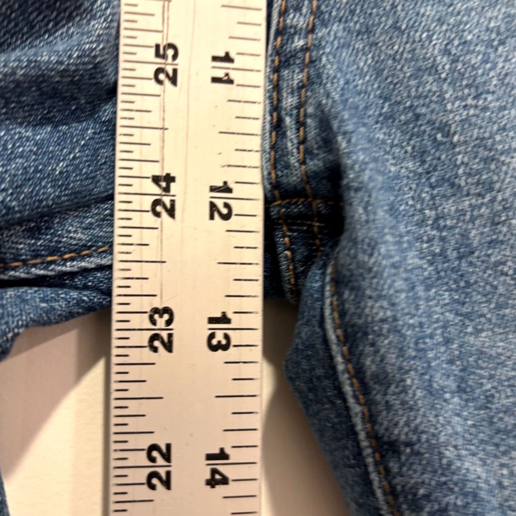 DL1961 DL1961 Womens High Rise Flare Jeans Medium Wash Raw Hem Size 24 Size 42" / US 20 - 4 Thumbnail