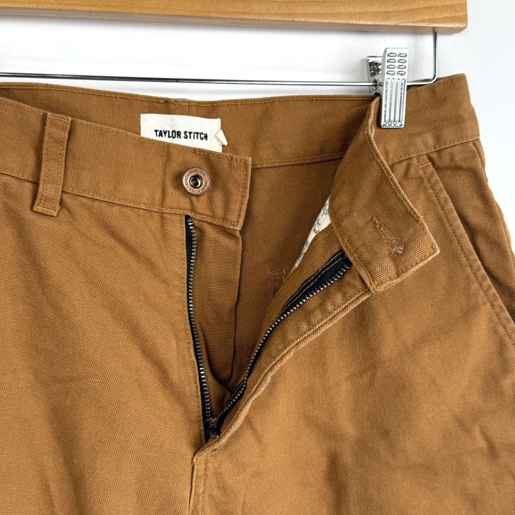 Taylor Stitch Taylor Stitch Shorts Mens 30 100% Cotton Canvas Brown 8” Inseam Size US 30 / EU 46 - 4 Thumbnail