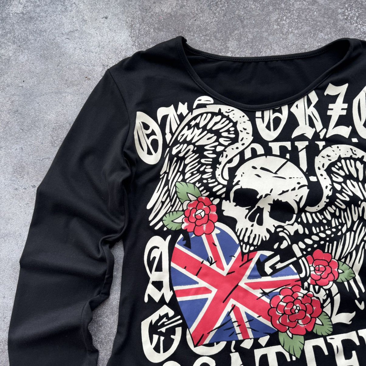 Hysteric Glamour Y2K Goth Punk Vintage Long Sleeve Top Size M / US 6-8 / IT 42-44 - 3 Thumbnail