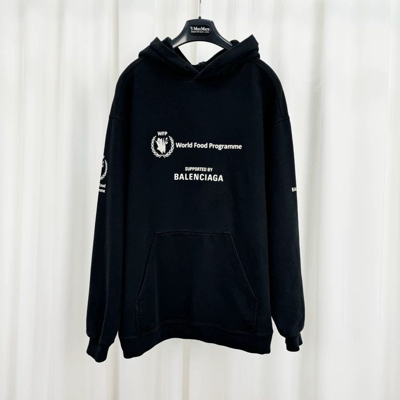 Balenciaga Balenciaga WFP Grain Letter Hoodie Size US XS / EU 42 / 0 - 1 Thumbnail