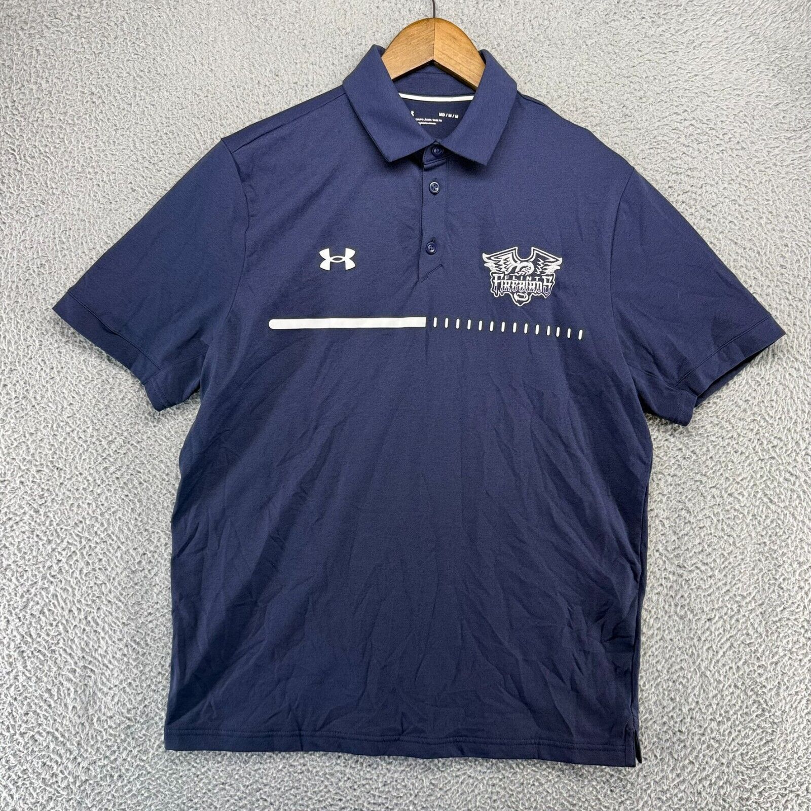 Under Armour Flint Firebirds Polo Shirt Medium Blue Under Armour Golf Size US M / EU 48-50 / 2 - 2 Thumbnail