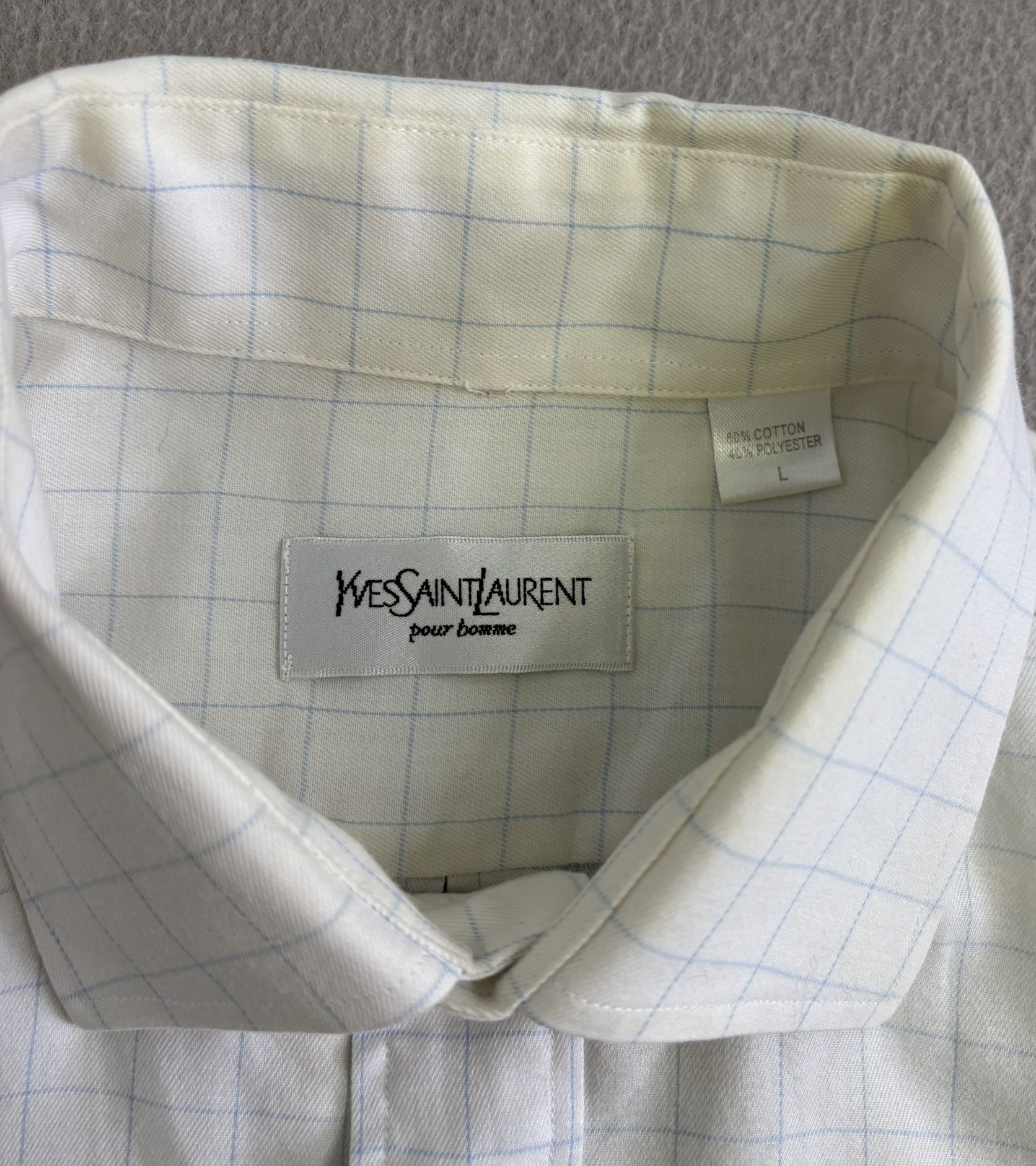 Vintage × Yves Saint Laurent Yves Saint Laurent shirt large Size US L / EU 52-54 / 3 - 15 Thumbnail