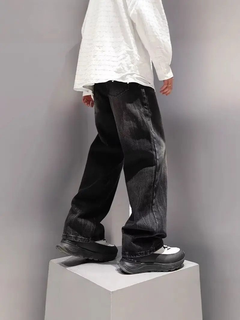Japanese Brand × Jean Retro loose casual straight leg jeans Size US 32 / EU 48 - 3 Thumbnail