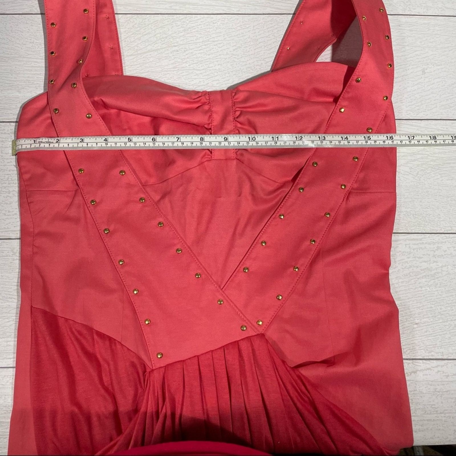 Other LASAGRADA Coral Sleeveless Studded Dress Size 44 Size M / US 6-8 / IT 42-44 - 6 Thumbnail
