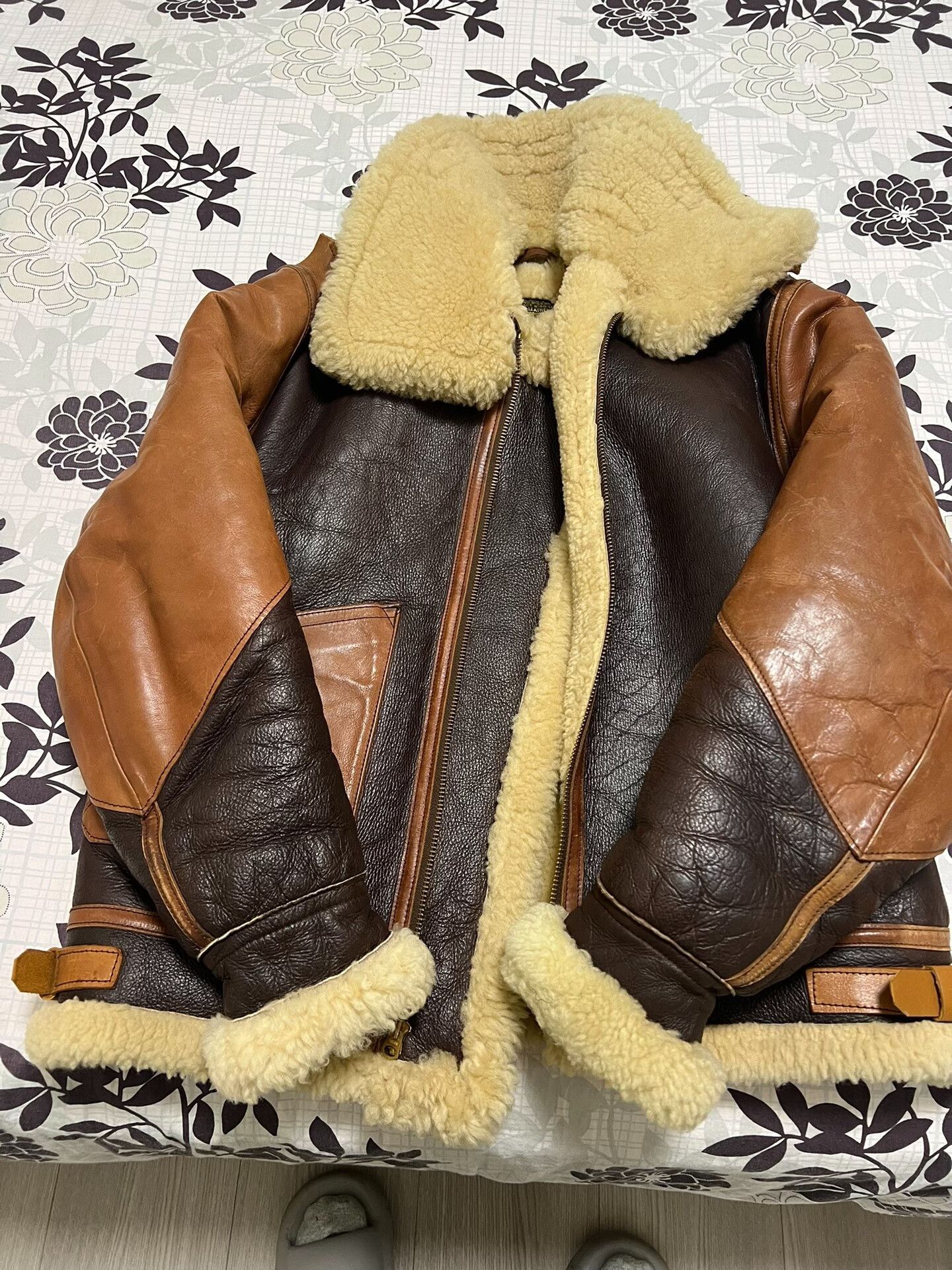 Aero Leathers AERO Leather Jacket with Fur Collar Size US M / EU 48-50 / 2 - 1 Thumbnail