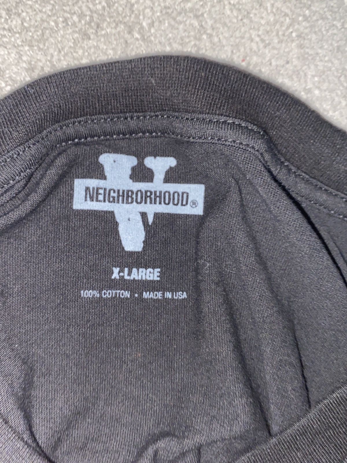 Vlone Vlone X Neighborhood Skull Tee Black/Orange Size US XL / EU 56 / 4 - 3 Thumbnail