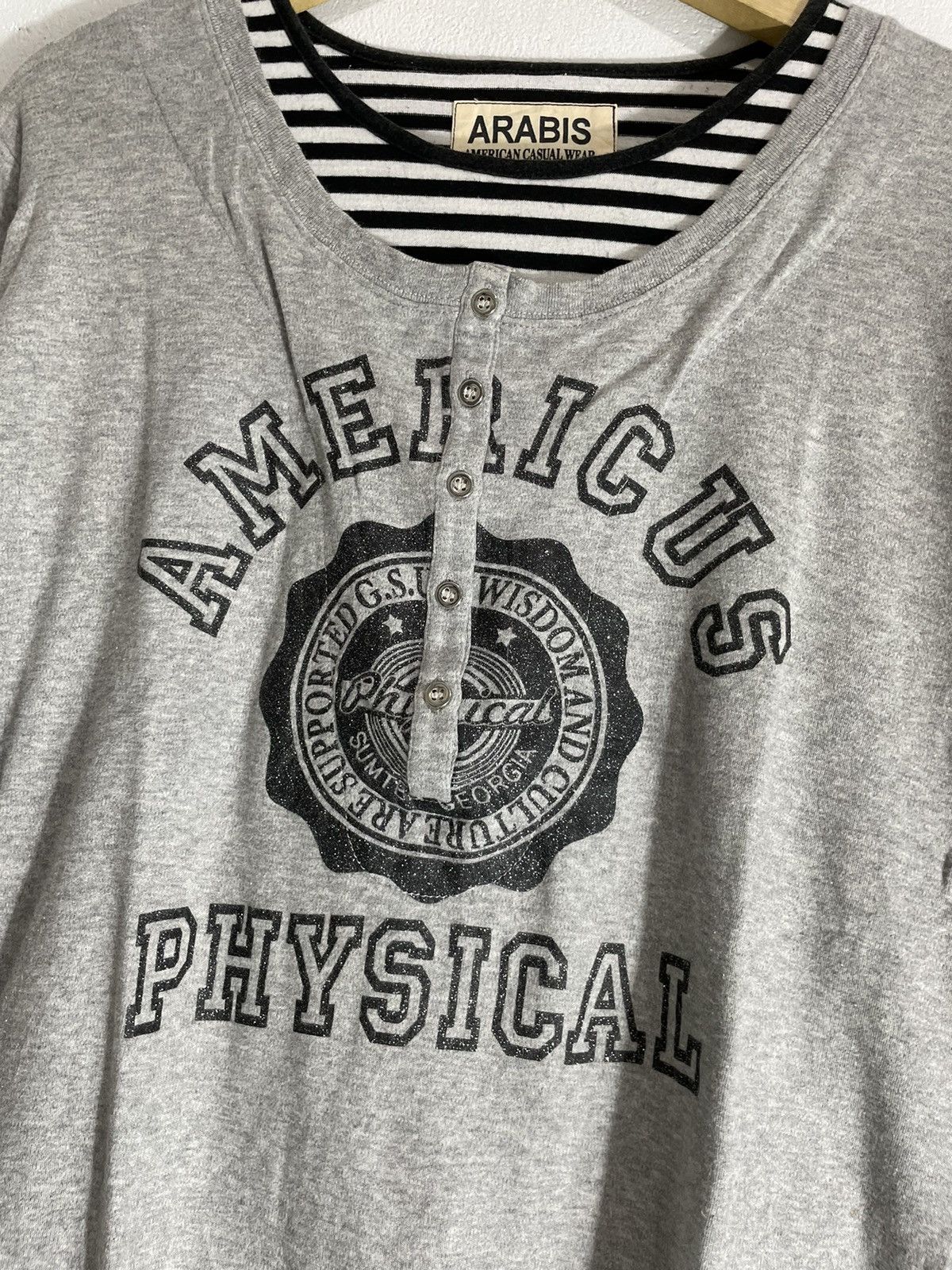 Hysteric Glamour POEM AMERICUS PHYSICAL DOUBLE LAYER LONG SLEEVE Size US L / EU 52-54 / 3 - 3 Thumbnail