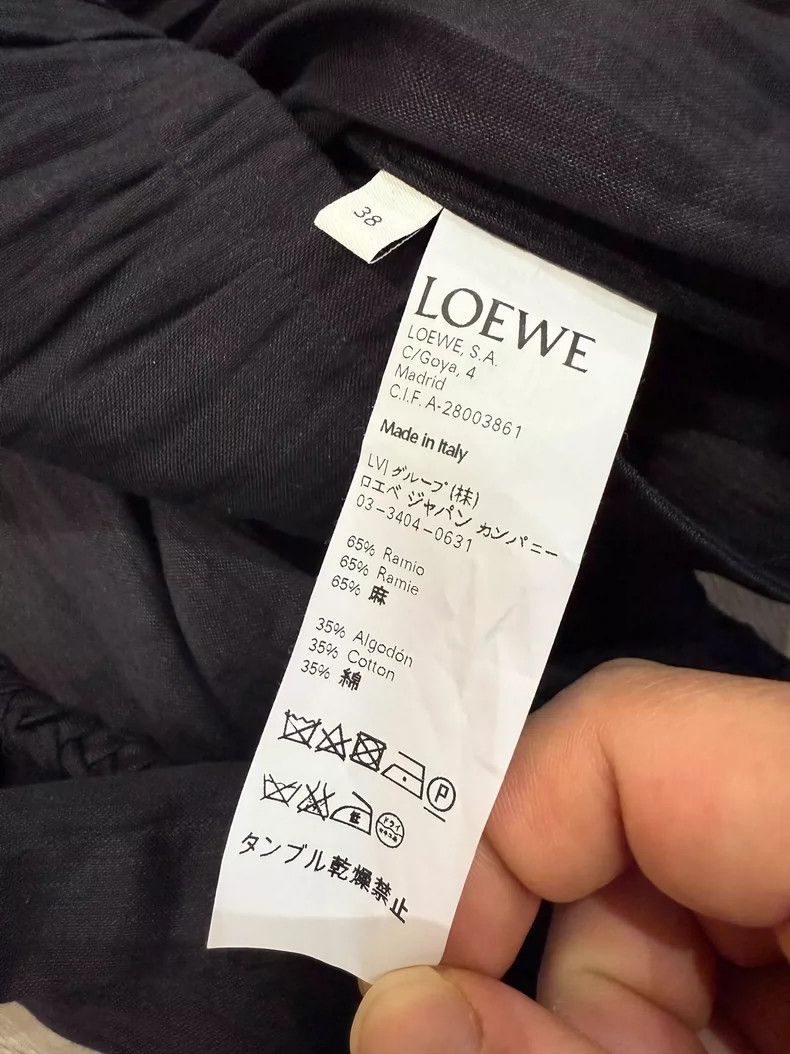 Loewe LOEWE Pure cotton linen blended silhouette jacket sweater Size XS / US 0-2 / IT 36-38 - 6 Thumbnail