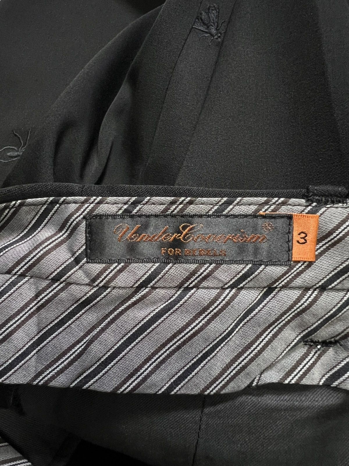 Undercover Undercover - Insects Embroidered Adjustable Waist Pants Size US 33 - 13 Thumbnail