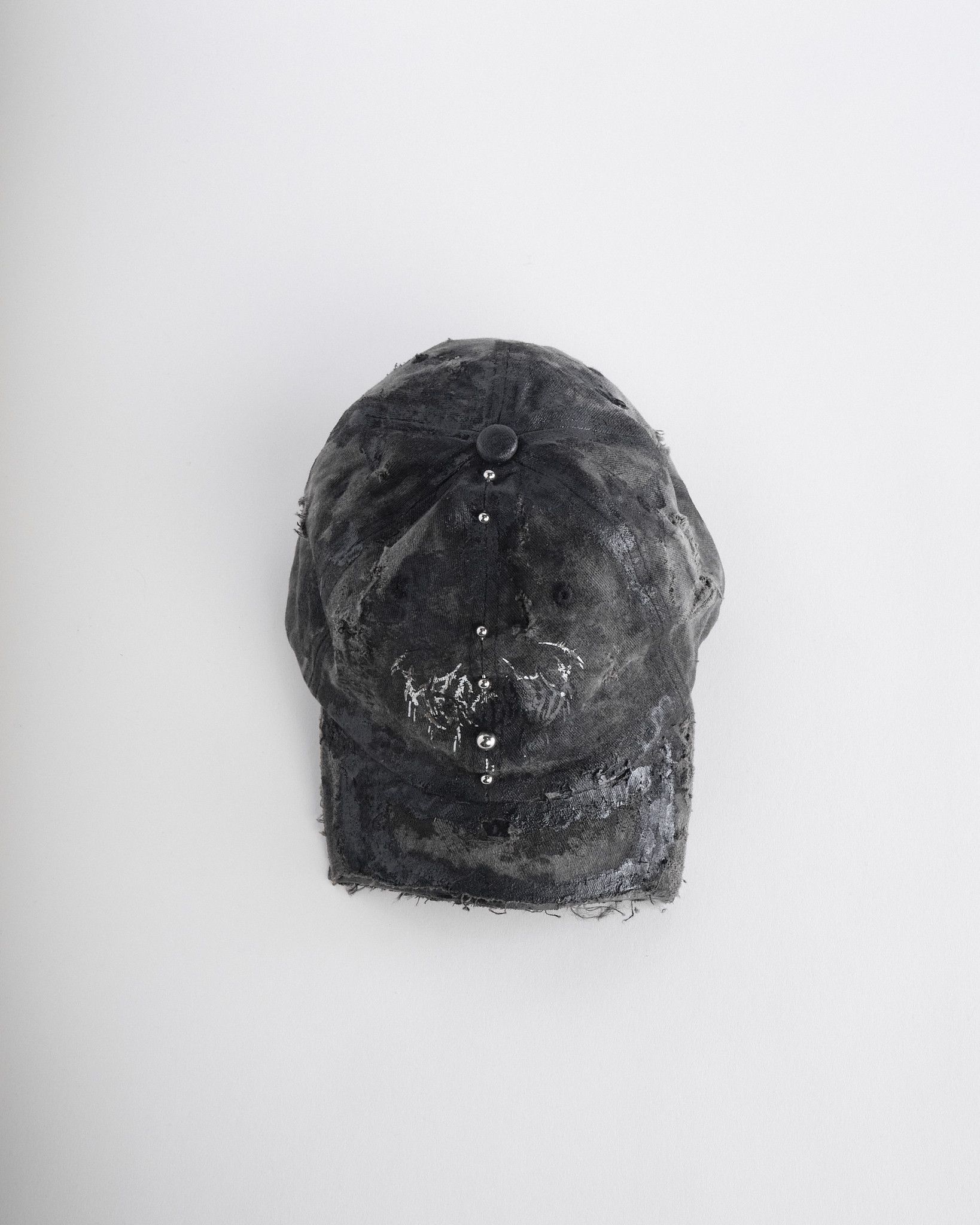 Other ASTROBOI* 'Indie XXX' Black .5 Visor Pierced Hat Size ONE SIZE - 2 Thumbnail