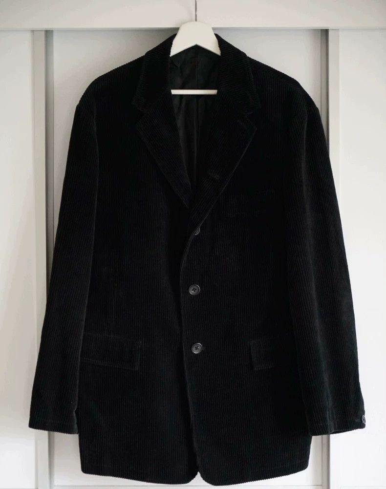 Yohji Yamamoto Yohji Yamamoto size m Waxman Corduroy blazer Size 36R - 1 Thumbnail