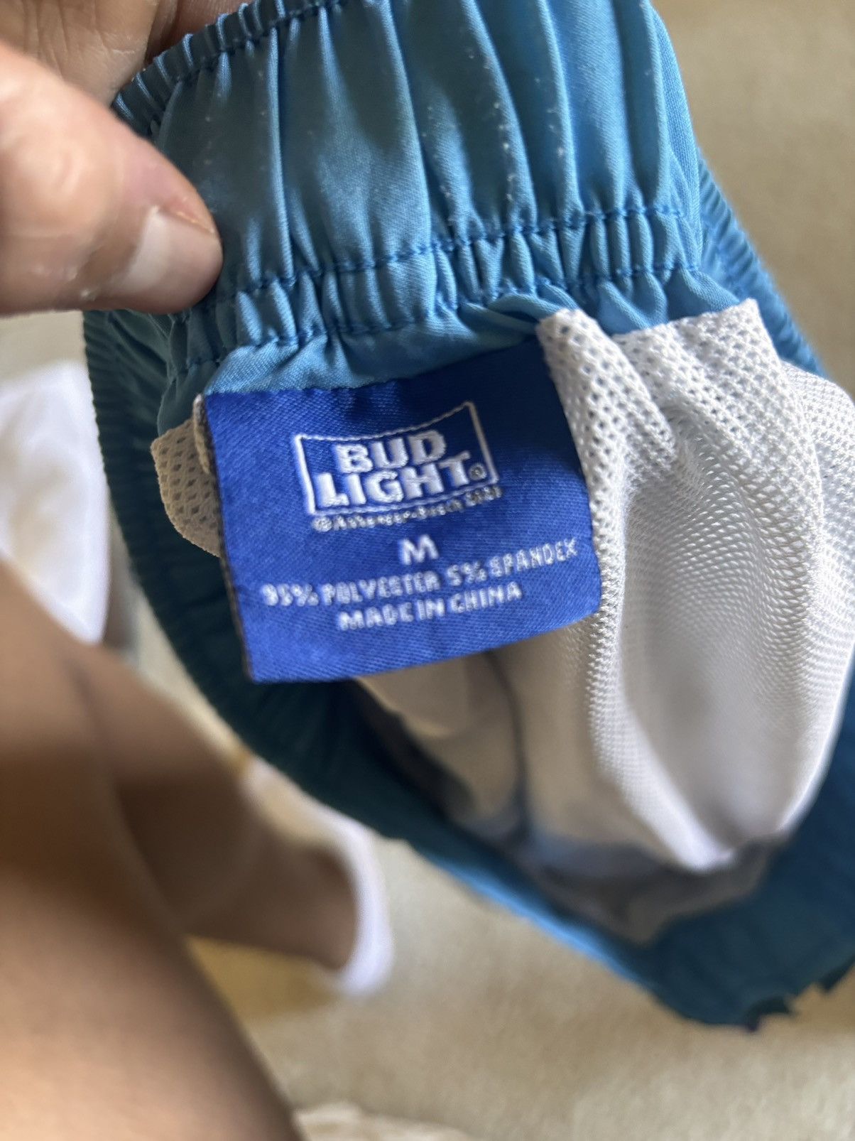 Other Bud Light Board Shorts Blue Swim Trunks Men's Medium Size US 32 / EU 48 - 3 Thumbnail