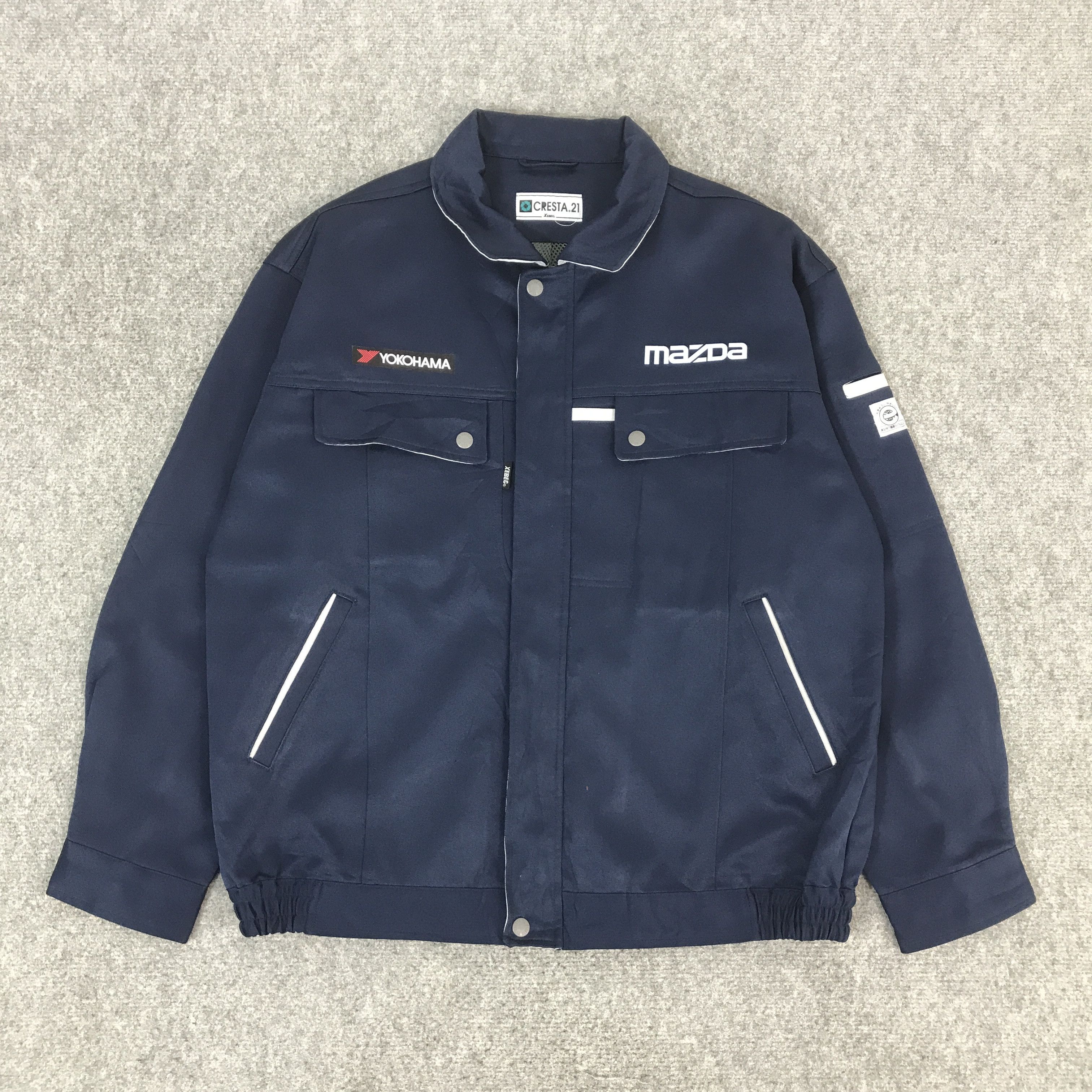 Japanese Brand MAZDA RACING TEAM CUSTOM MOTORSPORT JACKET K64B5 Size US L / EU 52-54 / 3 - 2 Thumbnail