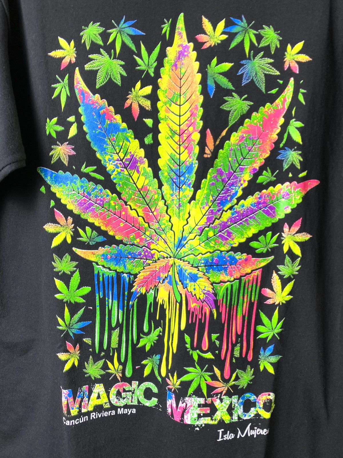 Band Tees Vintage Psychedelic LSD Marijuana Weed Art T Shirt Size US L / EU 52-54 / 3 - 2 Thumbnail