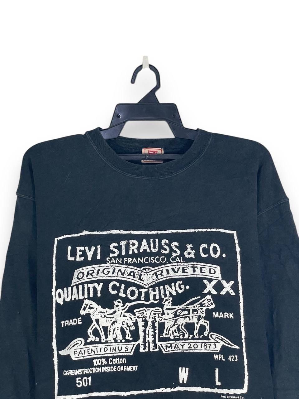 Levi's Vintage levis logo sweatshirt jumper size L Size US L / EU 52-54 / 3 - 2 Thumbnail