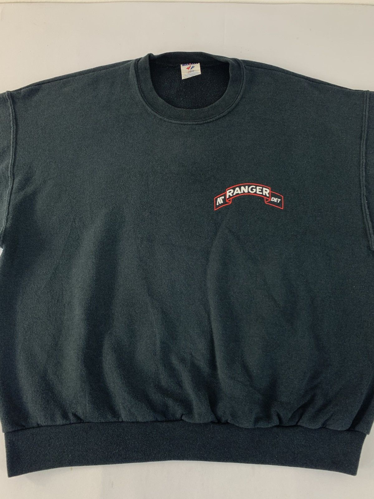 Vintage 90s Ap Cadet Ranger Co University Military Crewneck Pullover Size US L / EU 52-54 / 3 - 3 Thumbnail