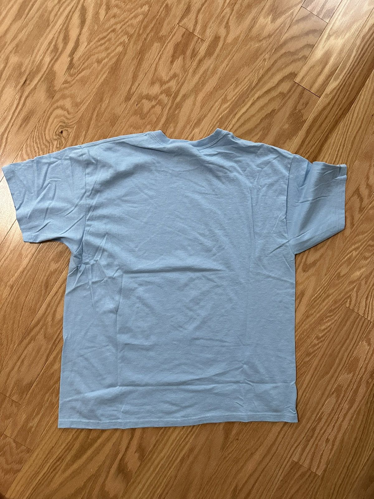 Hanes × Vintage Baby Blue Pope Benedict XVI T Shirt Size US L / EU 52-54 / 3 - 2 Thumbnail