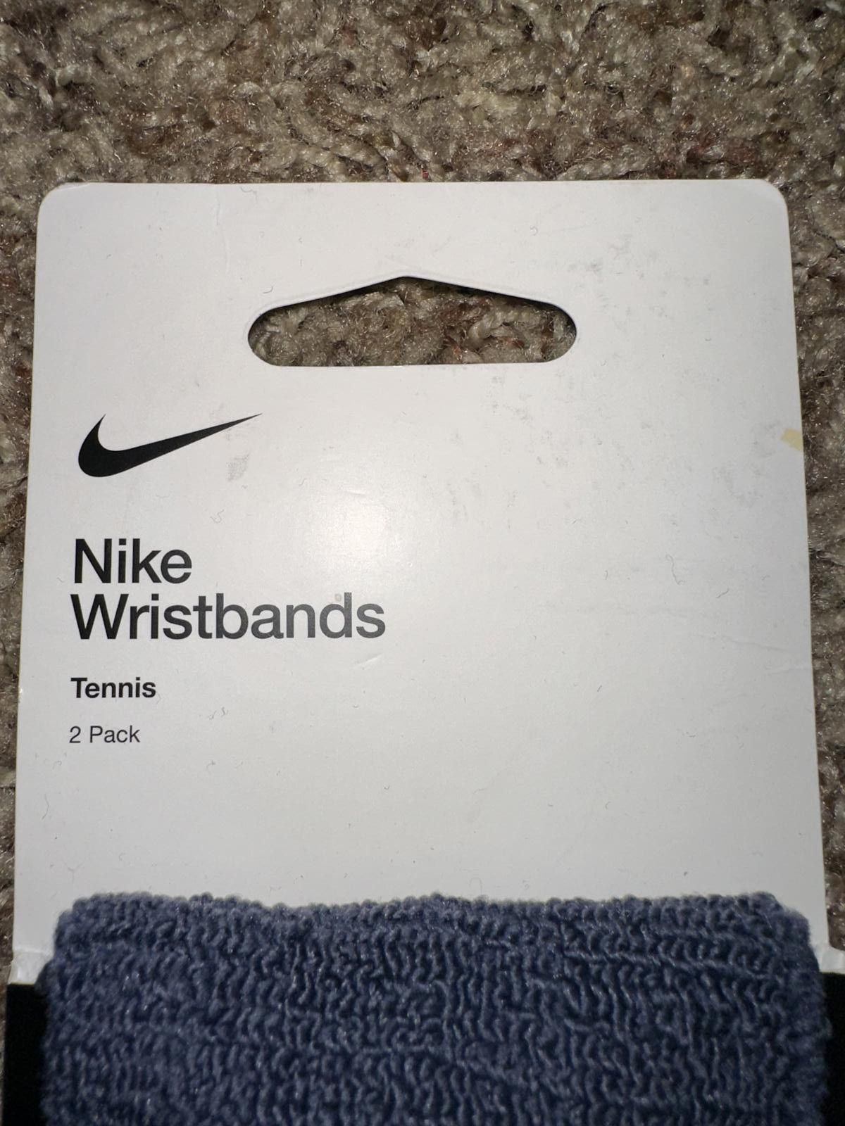Nike Nike Tennis Premier Sportswear Band Blue 2pcs Wristband Size ONE SIZE - 2 Thumbnail
