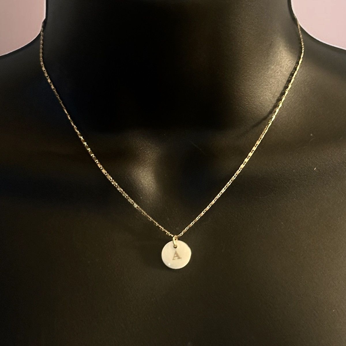 Other Liz Claiborne mother of pearl initial A pendant necklace Size ONE SIZE - 1 Thumbnail