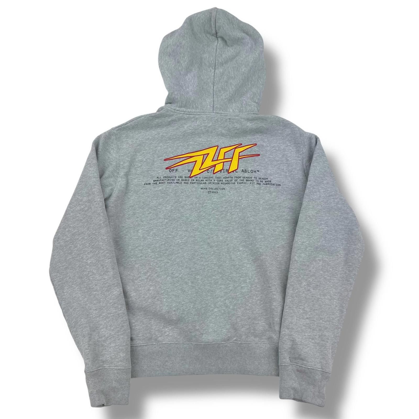 Off-White Off-White Thunder Grey Hoodie Size US L / EU 52-54 / 3 - 2 Thumbnail