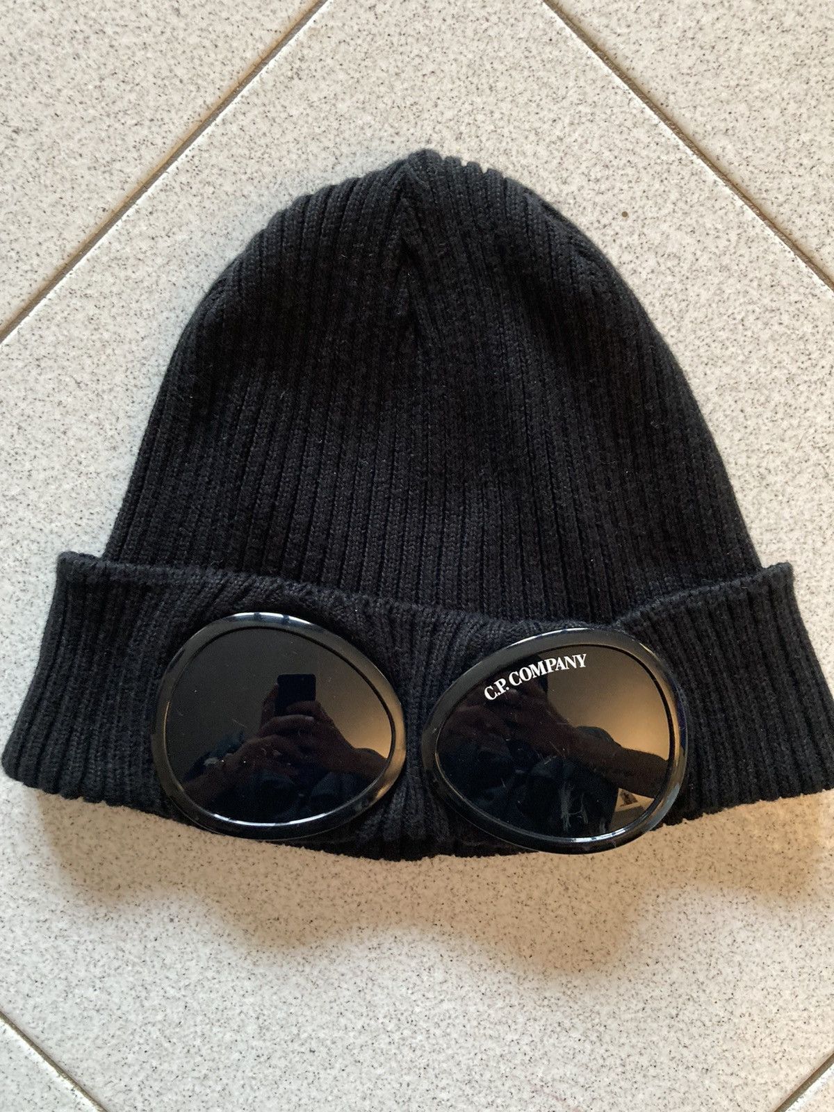 C.P. Company Cp Company goggle beanie Grailed