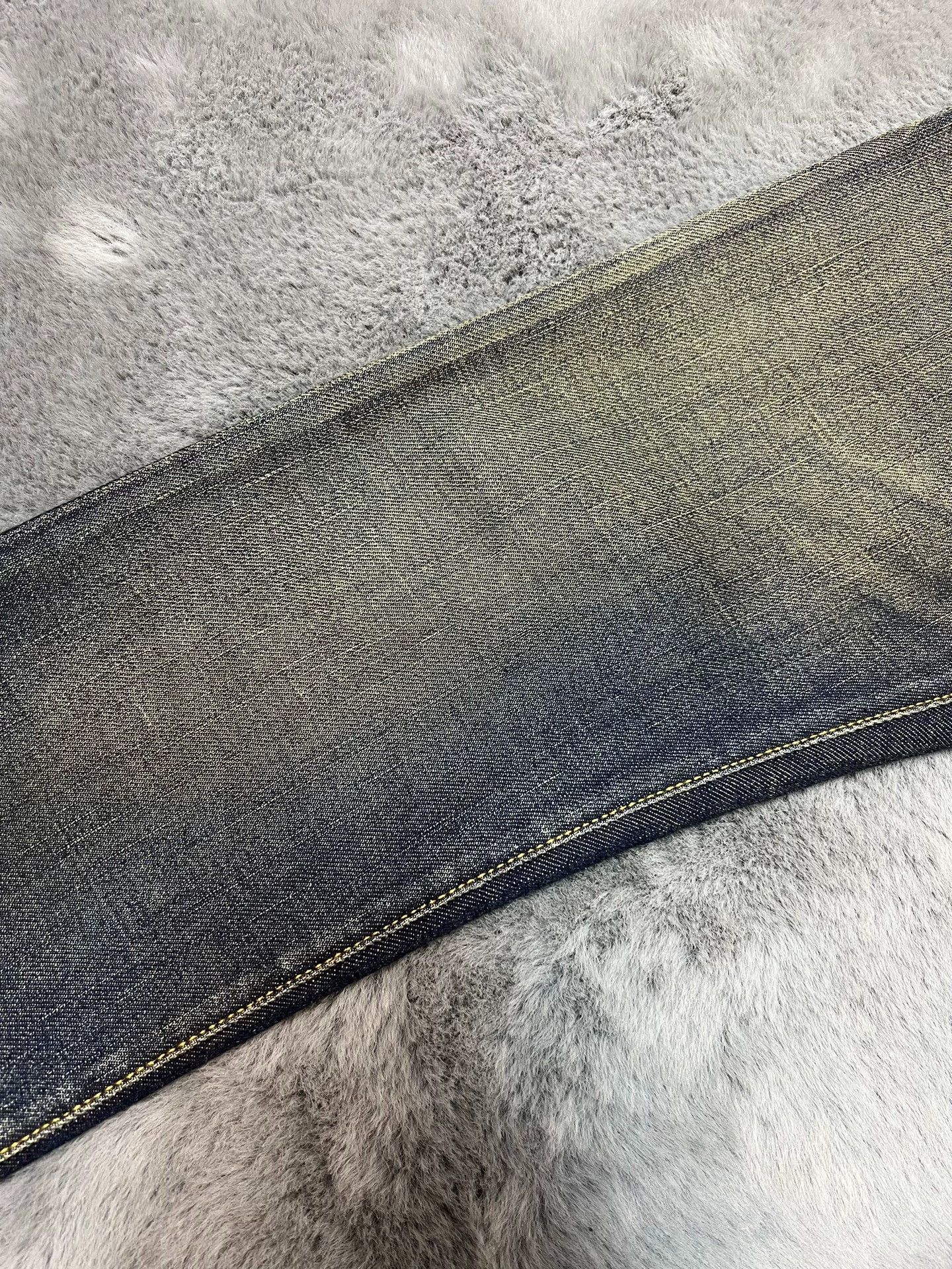 Saint Laurent Paris SLP blue yellow mud wash basic jeans Size US 30 / EU 46 - 4 Thumbnail