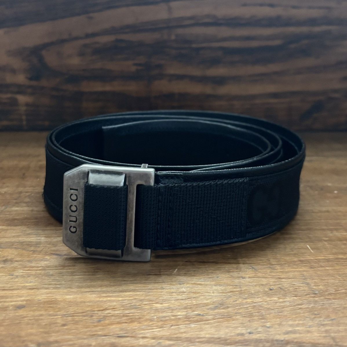 Gucci Gucci GG Patterned Print Belt Size 42 Size 42 - 1 Thumbnail