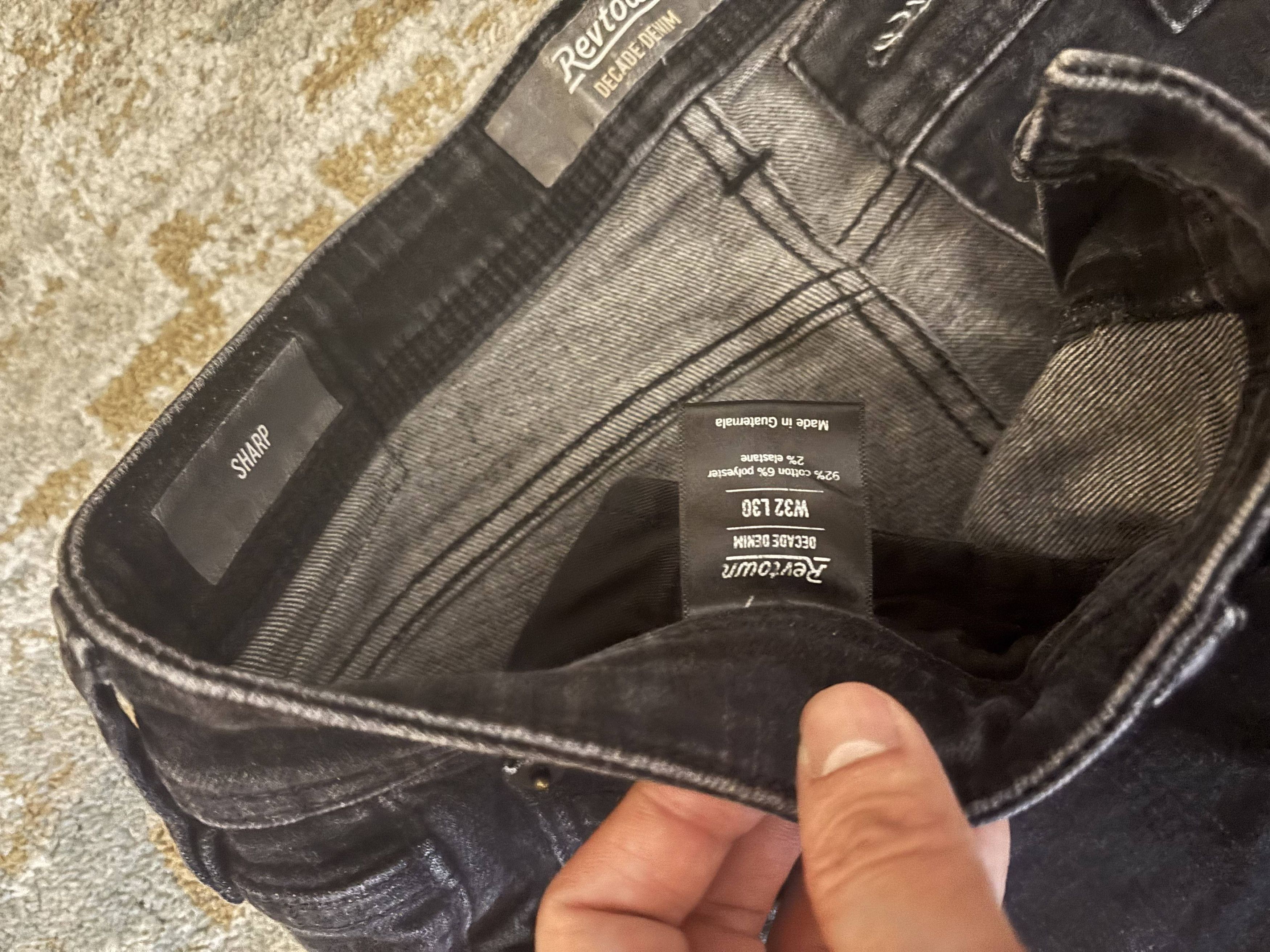 Other Revtown Sharp Jeans Black Size 32 Size US 32 / EU 48 - 3 Thumbnail