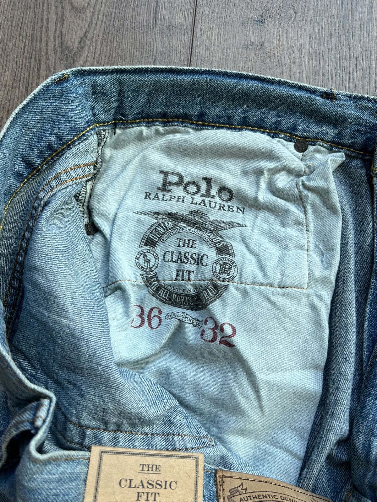 Polo Ralph Lauren Polo Ralph Lauren Classic Fit Denim Jeans 36x32 Size US 36 / EU 52 - 6 Thumbnail