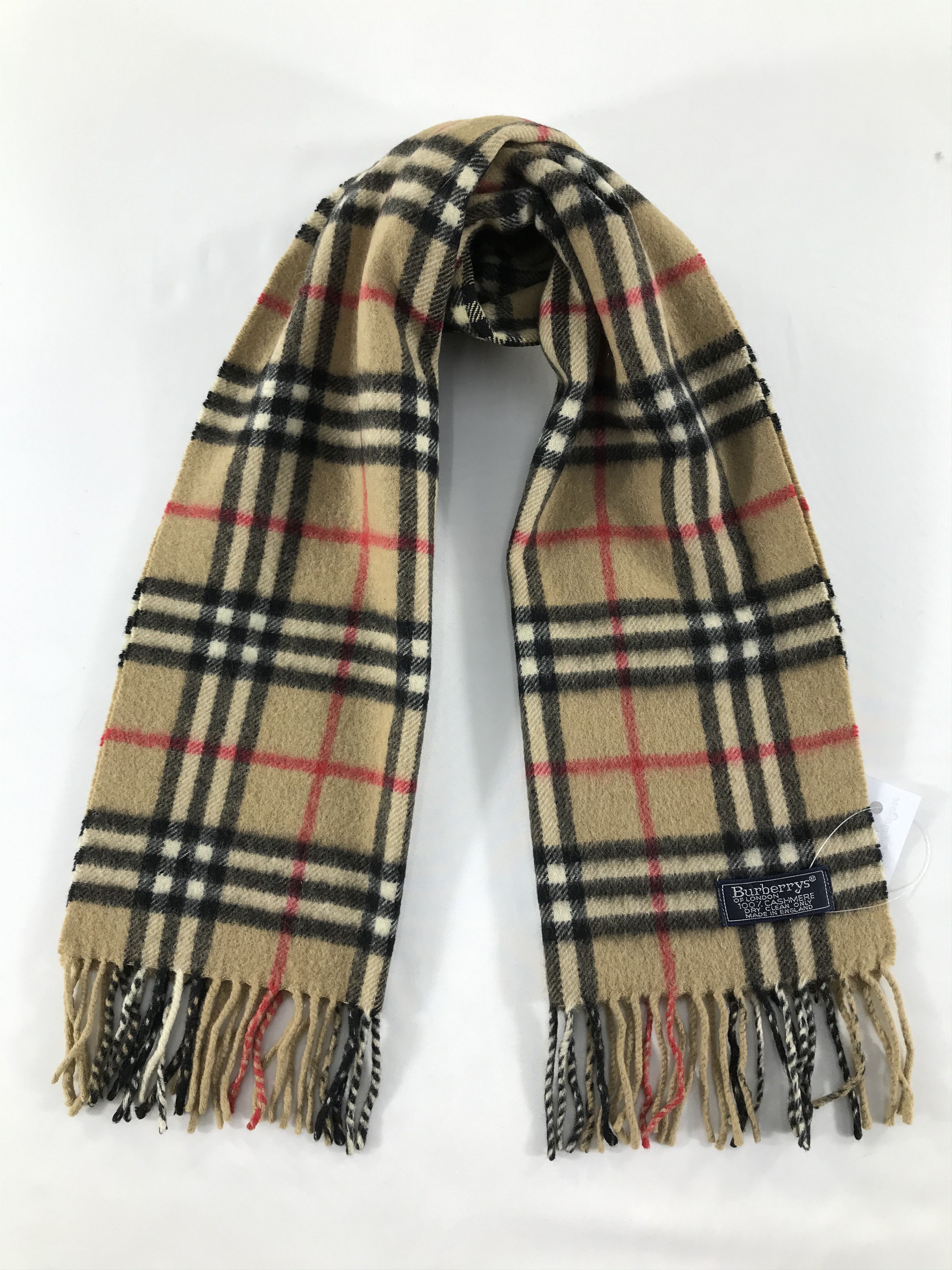 Burberry Vintage Burberry Scarf/Muffler/Neckwear MF1508 Size ONE SIZE - 1 Thumbnail
