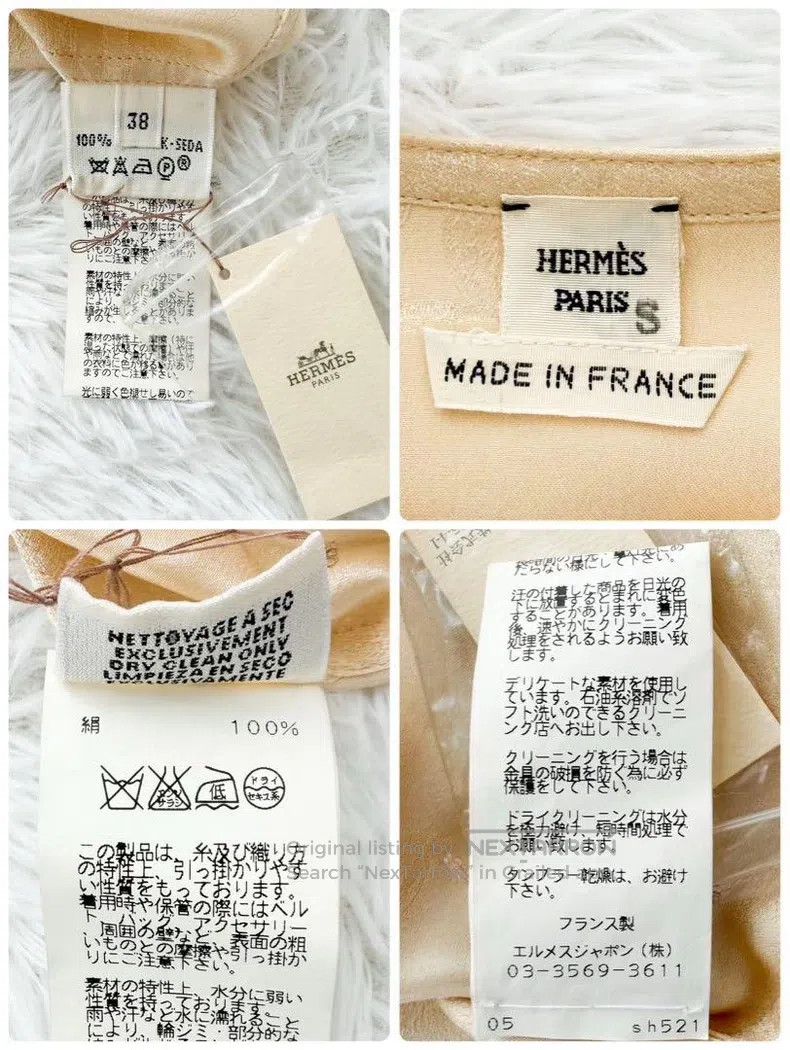 Hermes Hermes Silk Top Size XS / US 0-2 / IT 36-38 - 7 Thumbnail