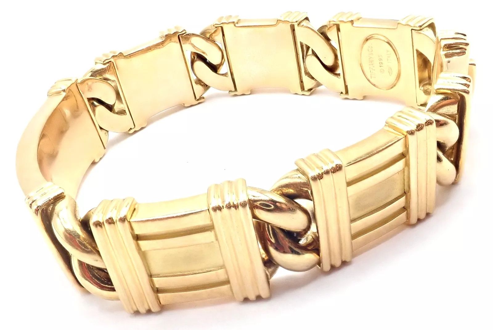 Tiffany & Co. 18k Yellow Gold Link Bracelet 1995 Size ONE SIZE - 5 Thumbnail