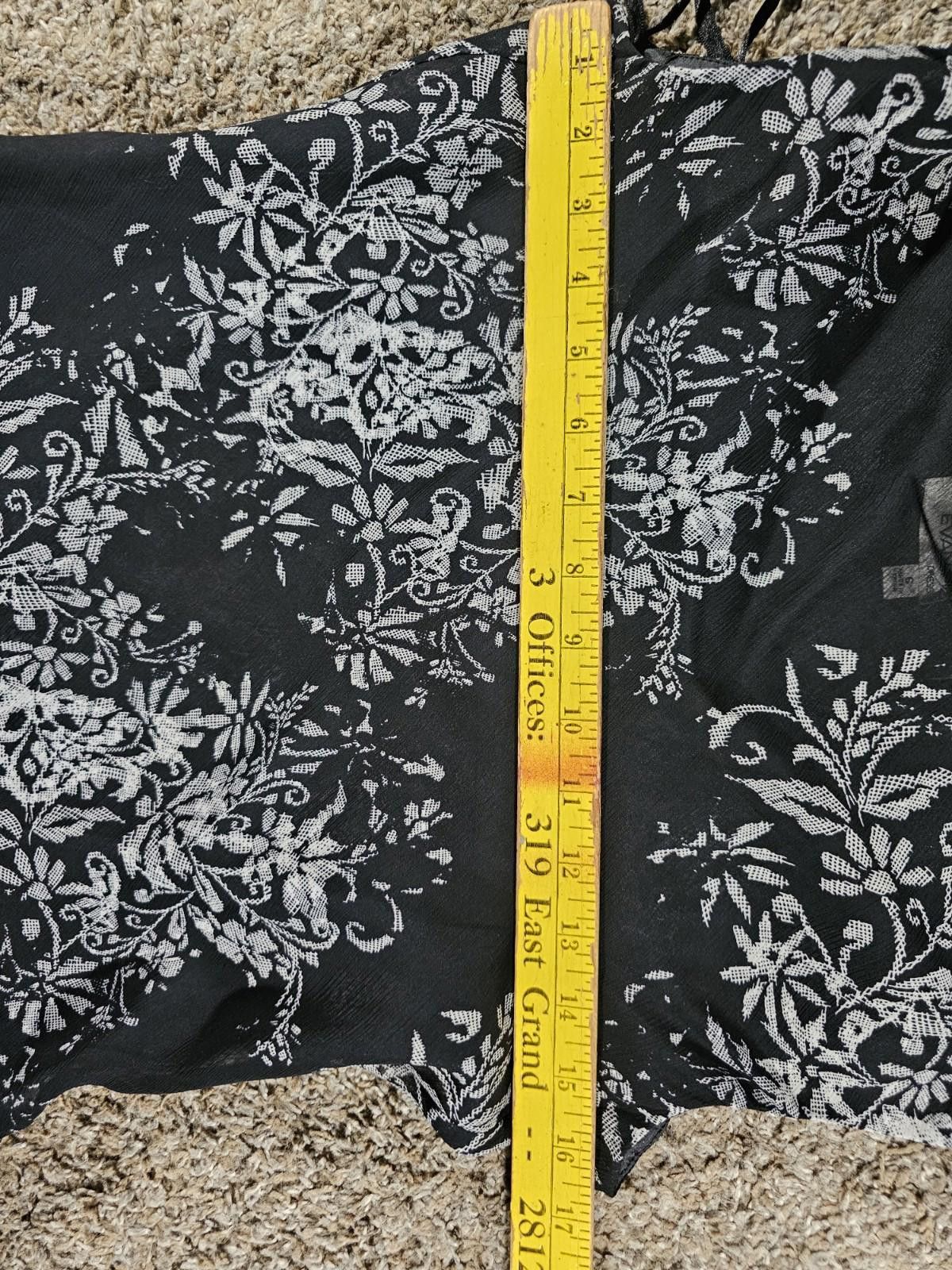 Evan Picone Evan Picone Black Floral Dress Sz 6 Size M / US 6-8 / IT 42-44 - 5 Thumbnail