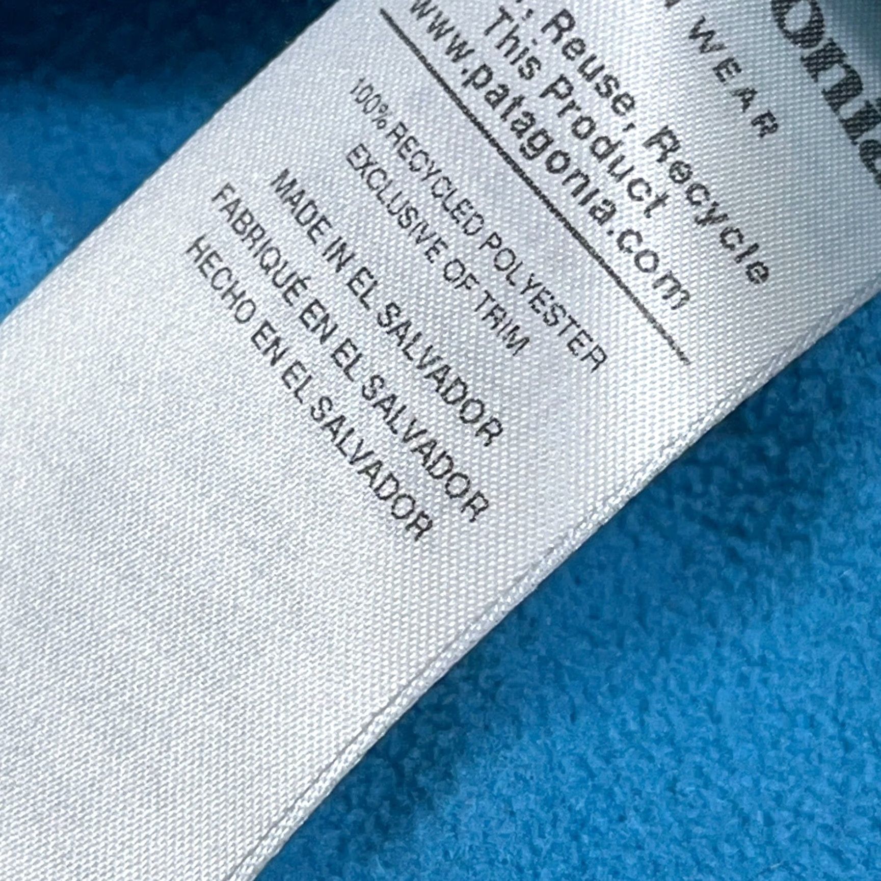 Patagonia Patagonia Sweater Men Pullover Teal Blue Fleece Lightweight Mock Neck Casual Outdoor 90s? Size M / US 6-8 / IT 42-44 - 6 Thumbnail