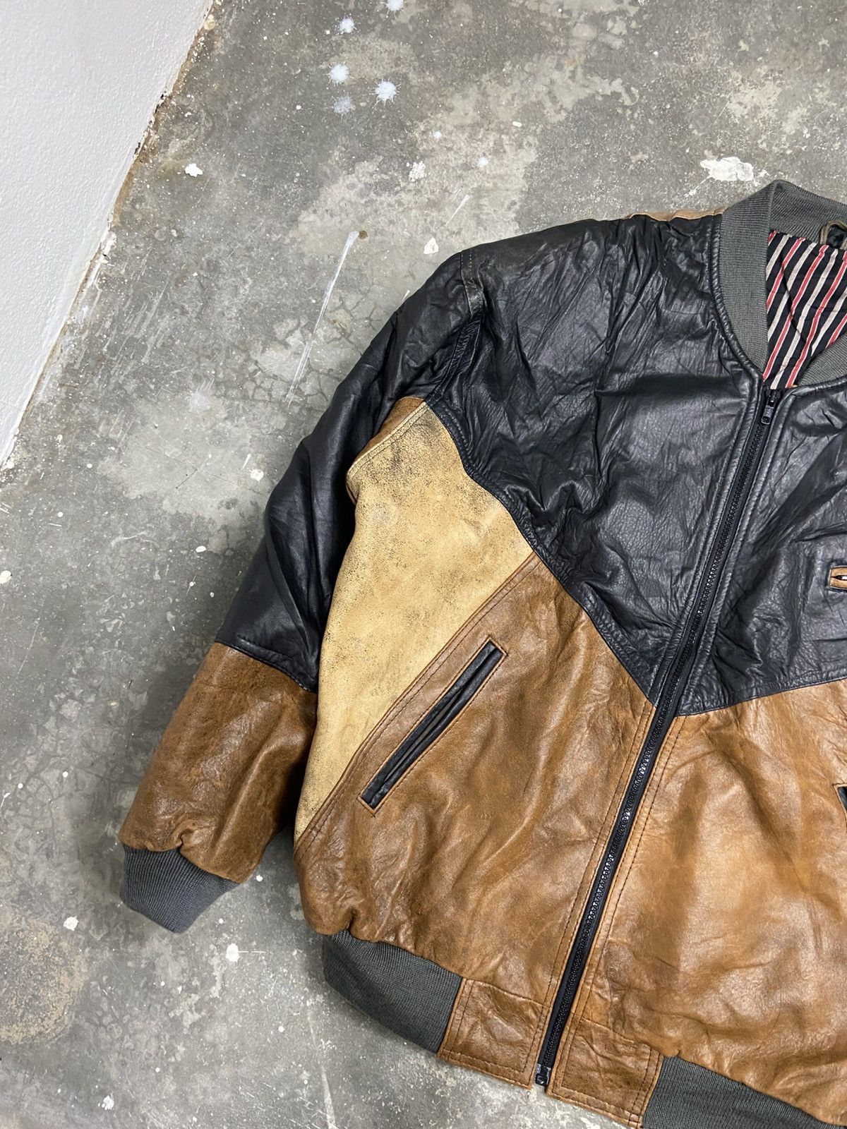 Genuine Leather JACKSON SHEEP LEATHER JACKET. Size US L / EU 52-54 / 3 - 2 Thumbnail