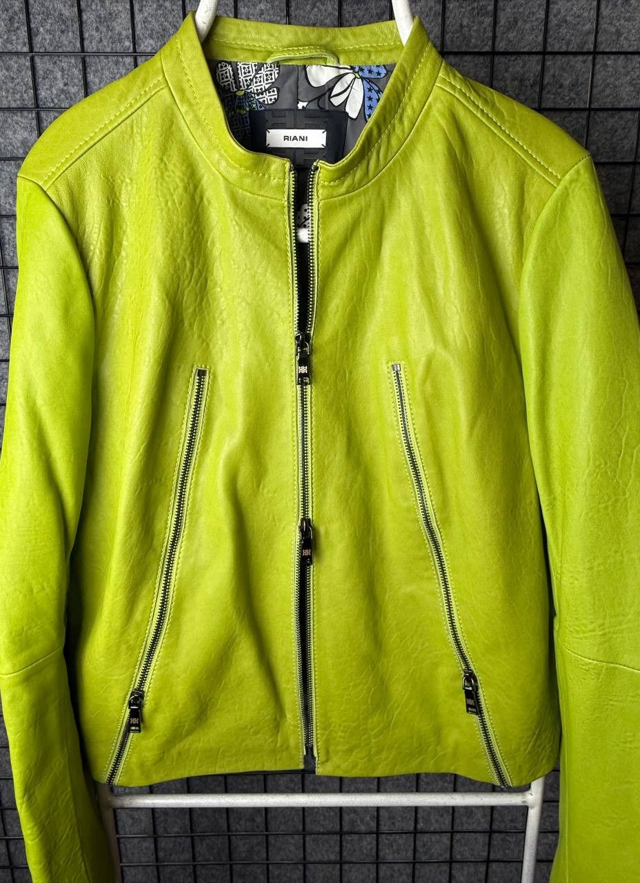 Leather Riani Leather Jacket Neon Size 46 Size L / US 10 / IT 46 - 3 Thumbnail