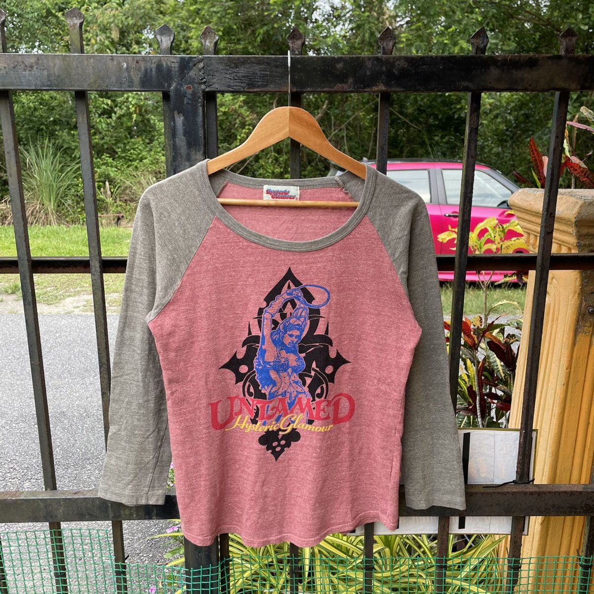 Designer × Hysteric Glamour × Japanese Brand 🔥🇯🇵Hysteric Glamour Untamed Hysteric Long Sleeves Women Tee Size M / US 6-8 / IT 42-44 - 1 Thumbnail