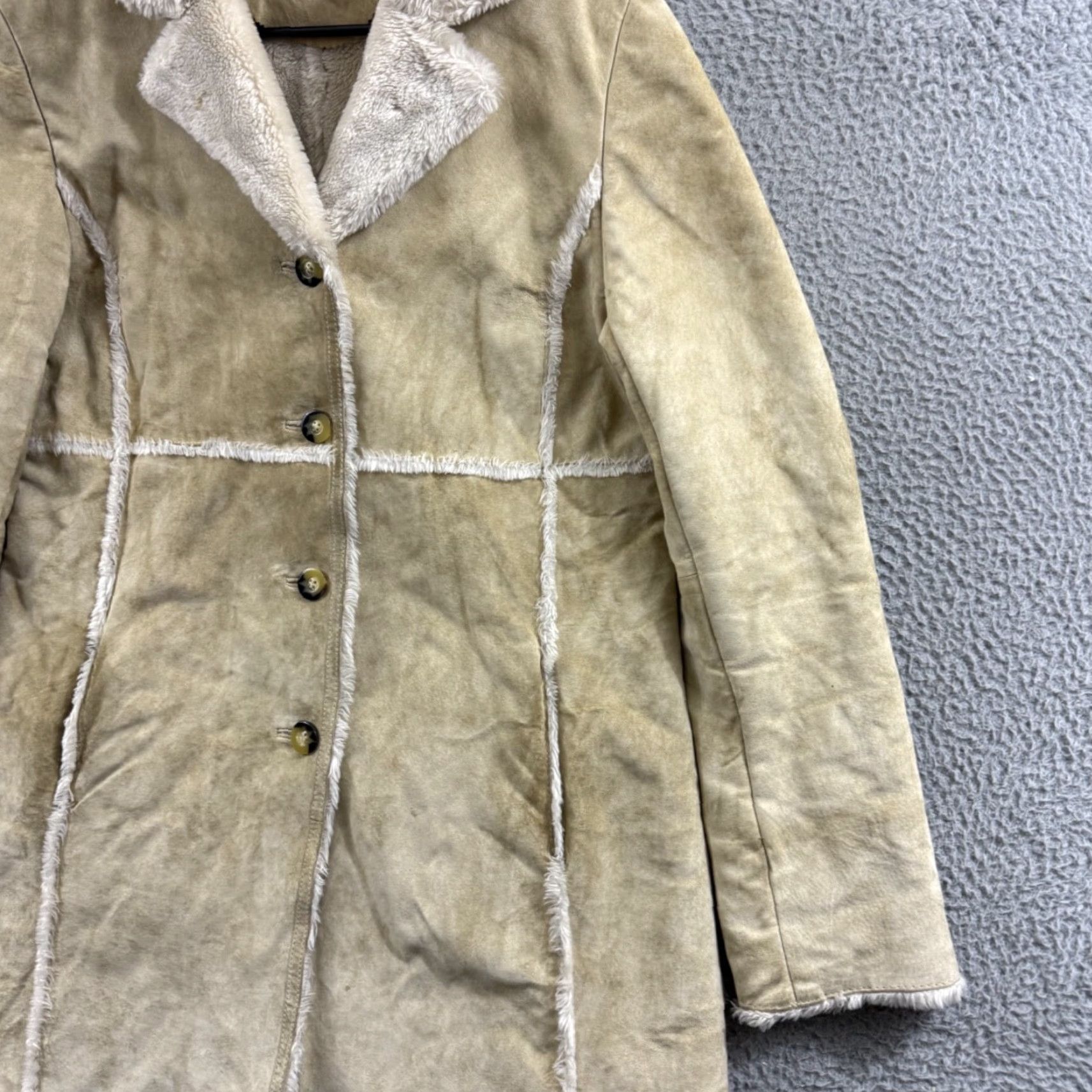 Jones New York VINTAGE Jones New York Coat Womens Small Brown Leather Suede 90s Sport Outdoor Fashion Bohemian Retro 90s City Designer Mens Womens Boys Girls Size S / US 4 / IT 40 - 5 Thumbnail