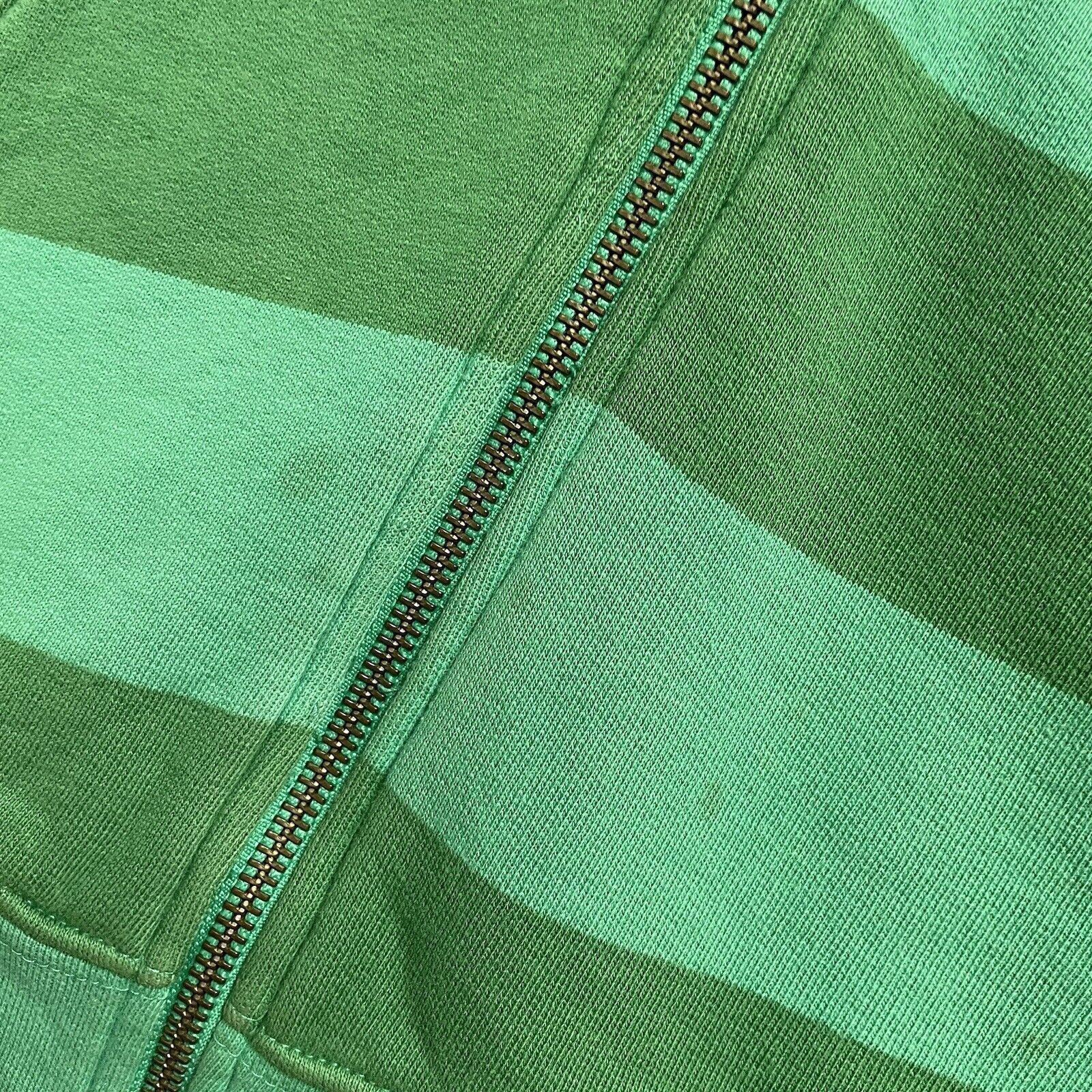 Stussy Vintage Stussy Stripe Hoodie Green Zip Up Sweatshirt Size L Size US L / EU 52-54 / 3 - 4 Thumbnail