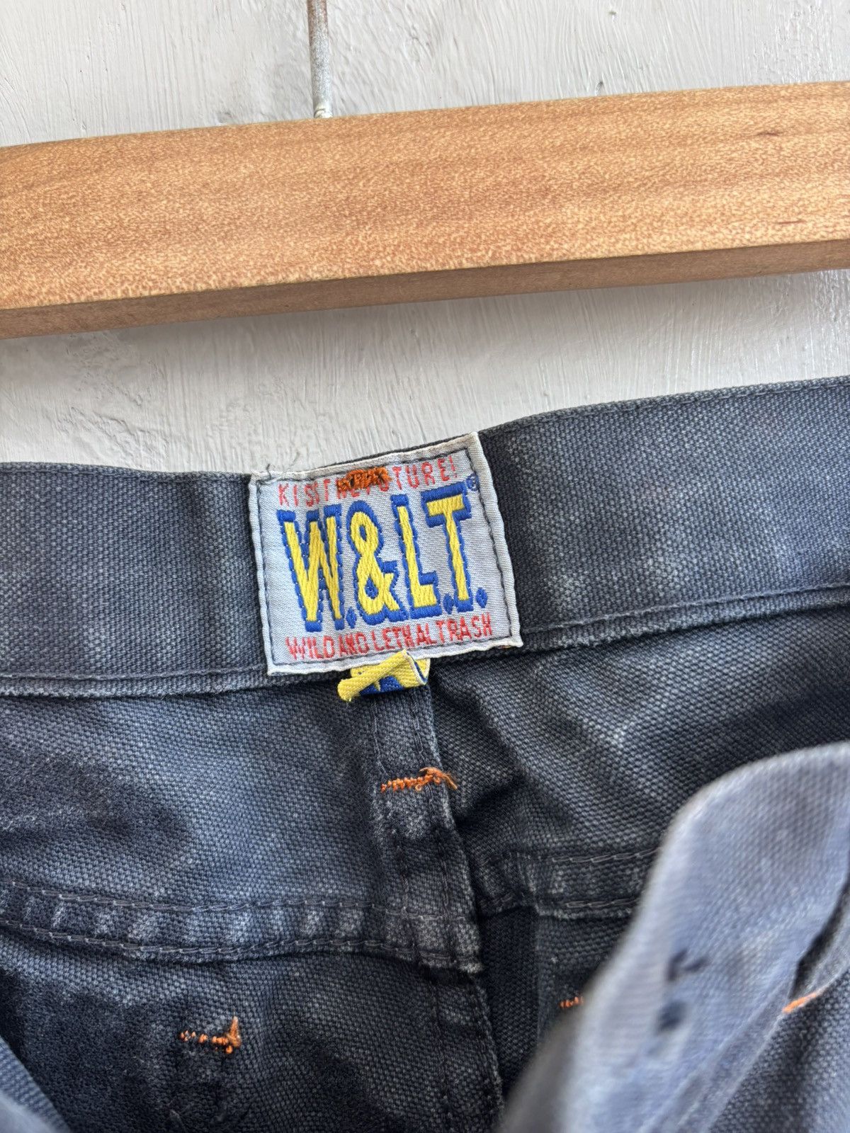 W&LT W&LT F/W1998 - 1999 “believe” runway flared denim Size US 31 - 11 Thumbnail