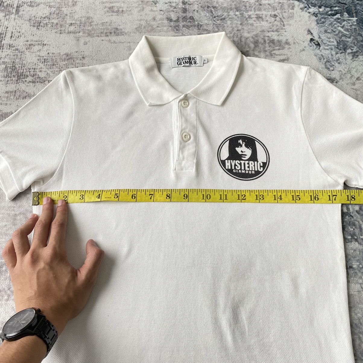 Hysteric Glamour × If Six Was Nine × Le Grande Bleu (L.G.B.) Hysteric Glamour Sexy Bitch Polo Tee Size US XS / EU 42 / 0 - 11 Thumbnail
